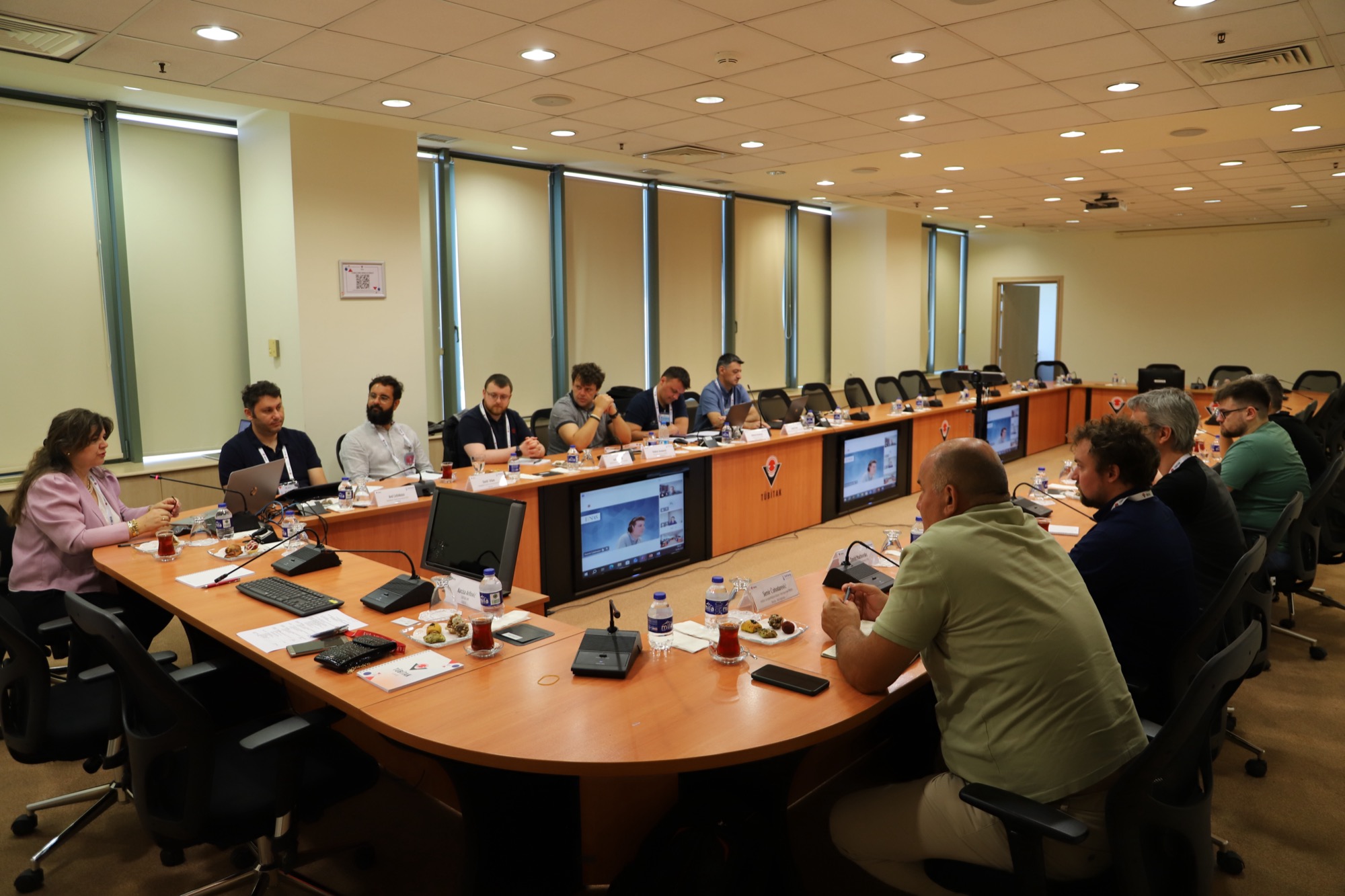 Day 1 — second view of the consortium meeting with online participants